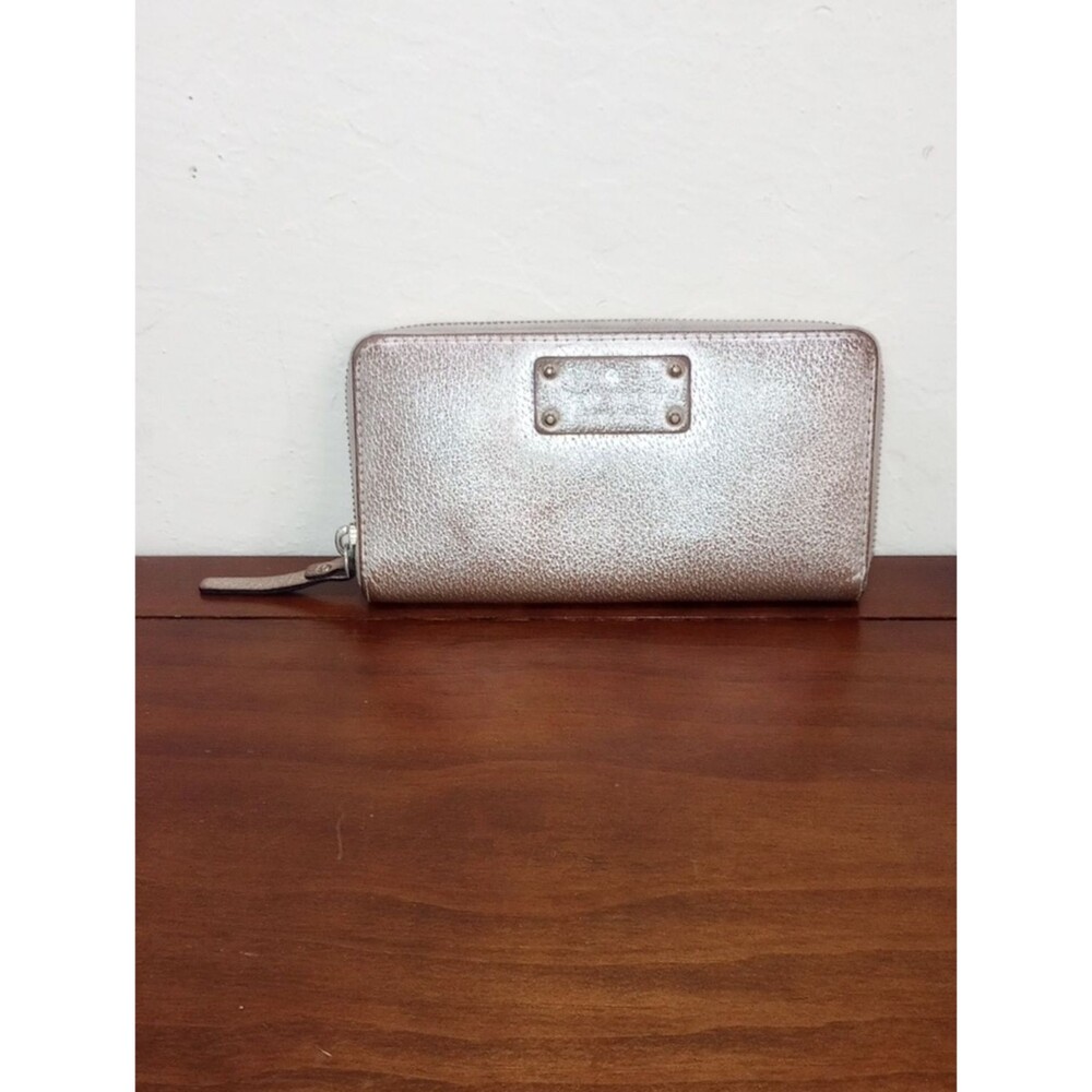 Kate Spade New York Rose Gold Wellesley Neda Metallic Leather Wallet